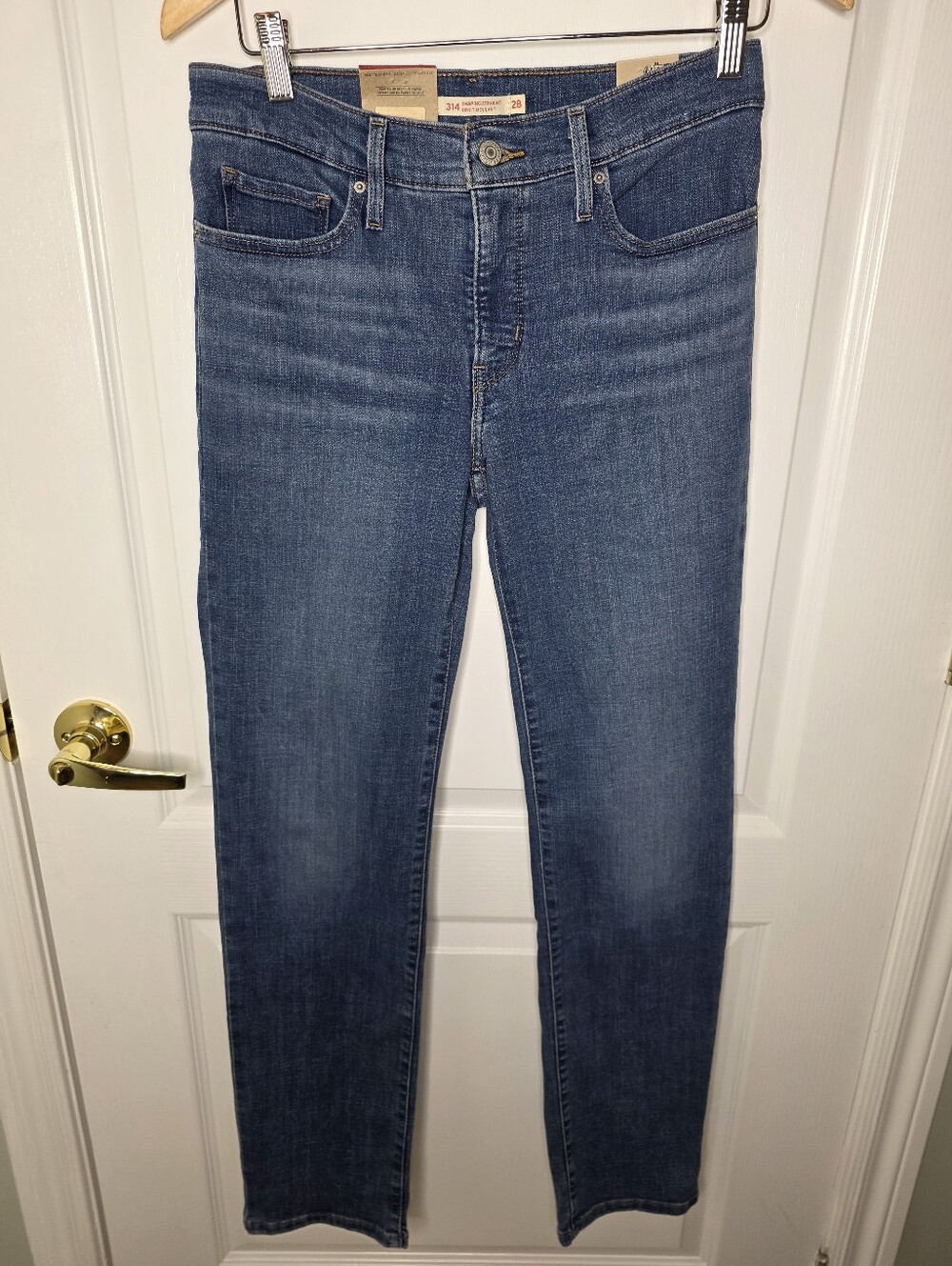 NWT Classic Levi's 314 Midwash Blue Jeans SZ 28X32